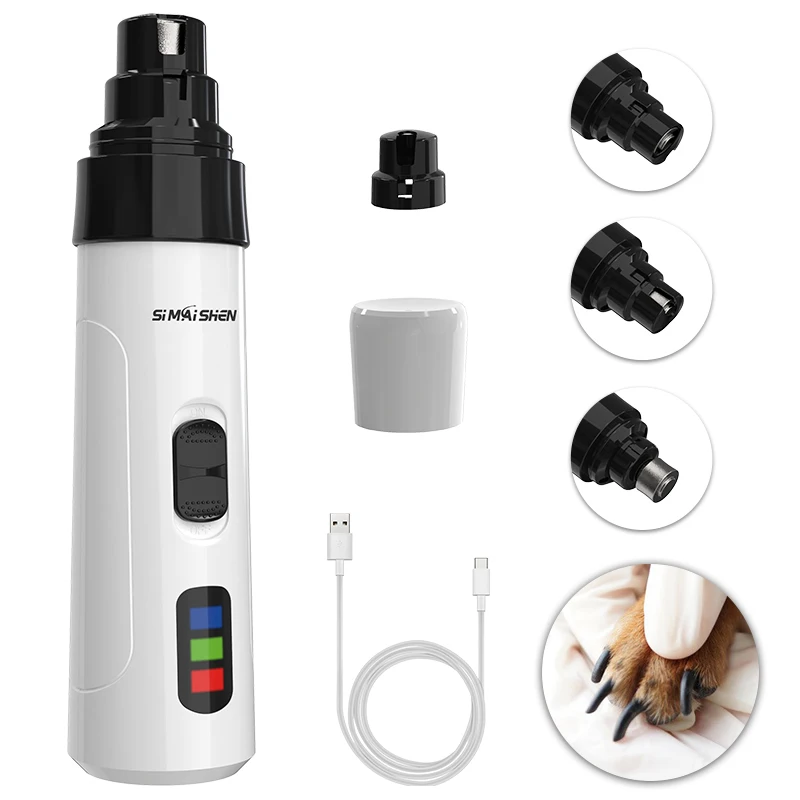 Automatic electric nail grinder&grooming tool professional nail trimmer for dog quiet nail grinder for pet
