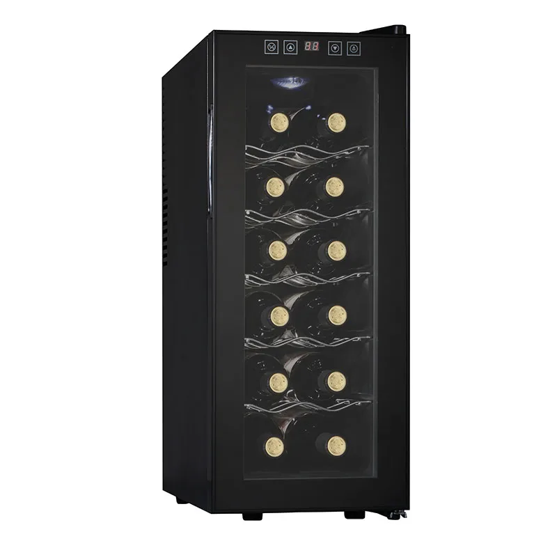 Semiconductor Electric Refrigerator Wine Cooler Electronic Single Wine Bottle Cooler 12 bottles Wine Cooler