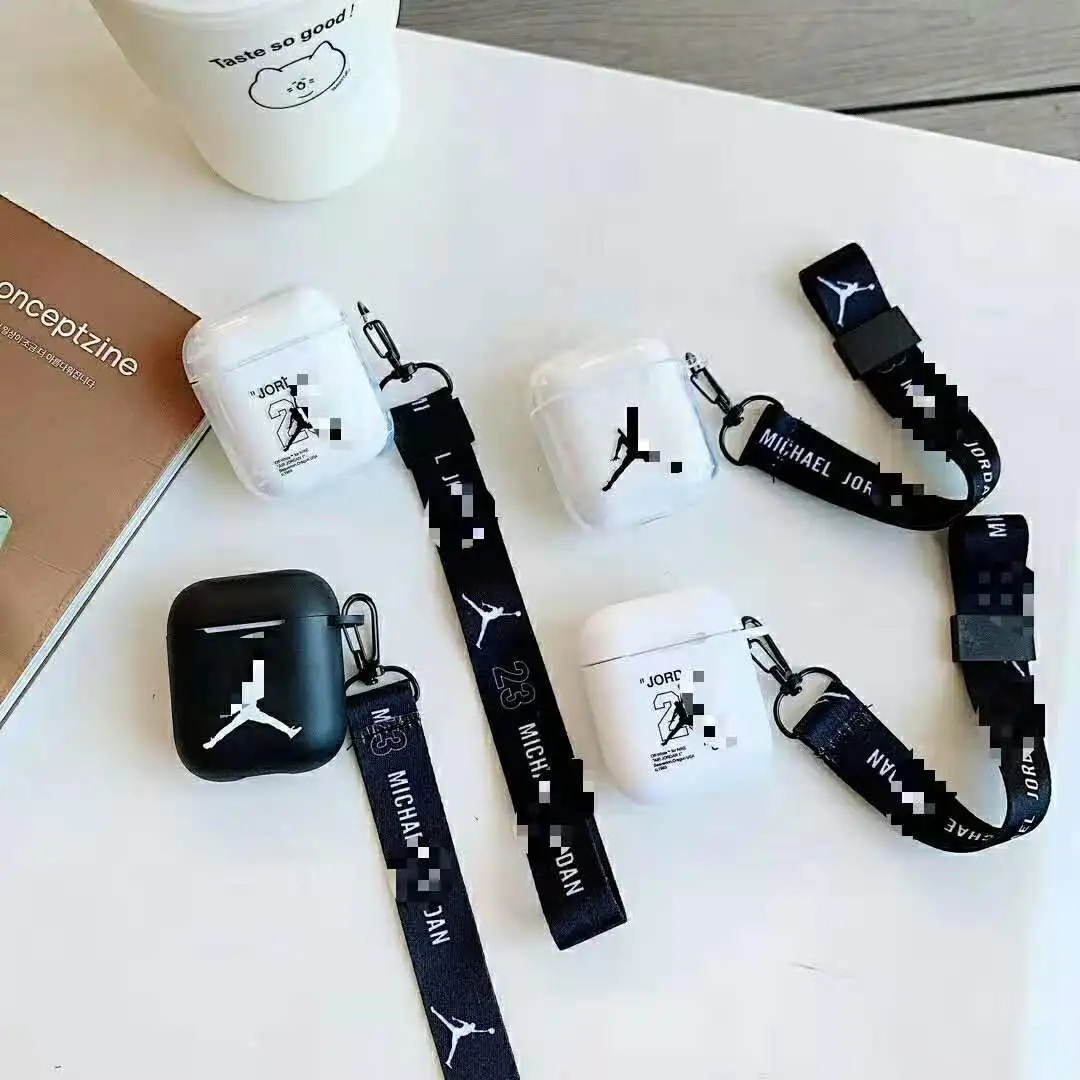  Чехол для Nike модные силиконовые дизайнерские Кроссовки AJ обувь сумки наушников брендовые Роскошные Air Jordan Pods AirPods 2 3