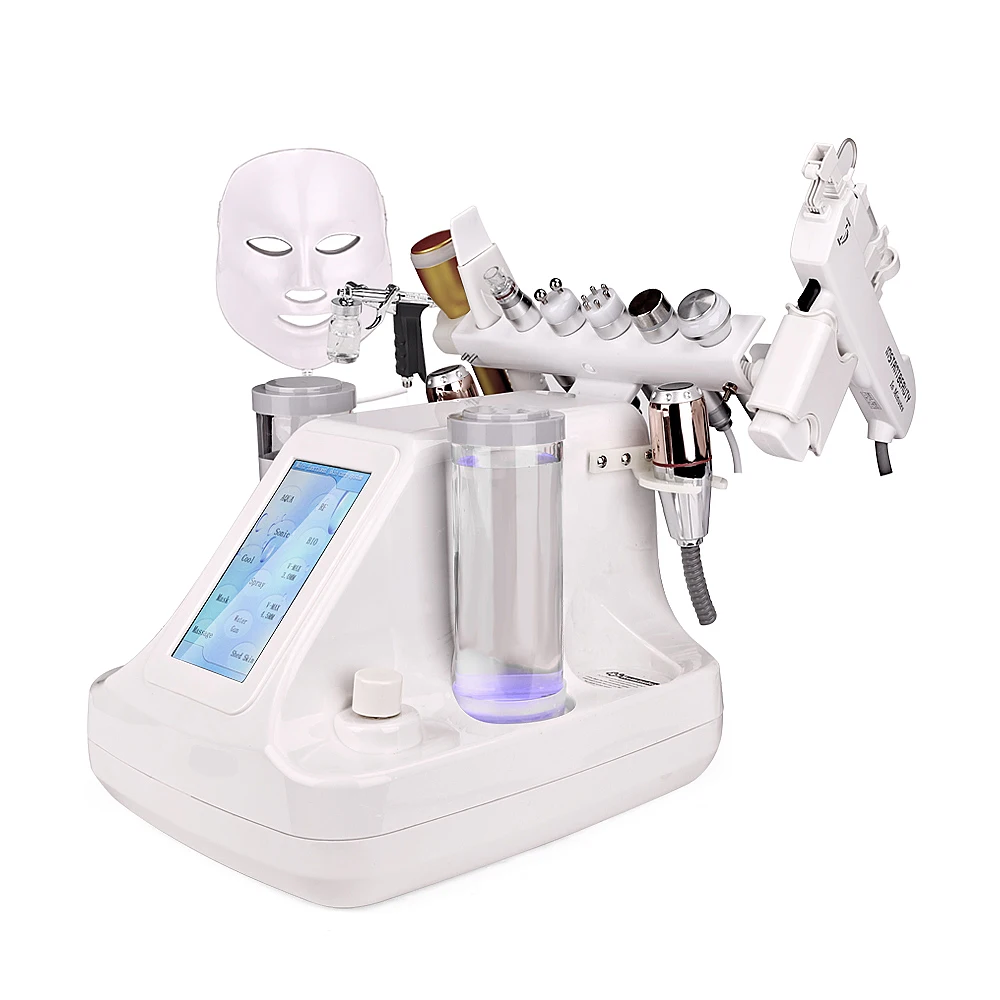 12 In 1 oxigen facial microdermabrasion aqua peel hydra h2o2 oxygen hydro dermabrasion machine