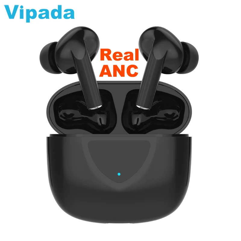Real ANC Active Noise Cancelling Earbuds, Rename BT 5.2 Wireless Noise Canceling Headphones, 9D Surround Sound TWS ANC earphone