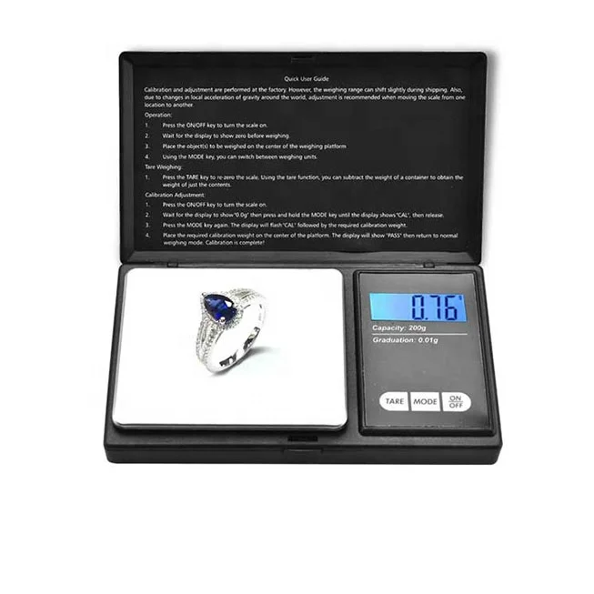 Цифровые карманные мини-весы 500 г 0 01 высококачественные портативные ювелирные весы для