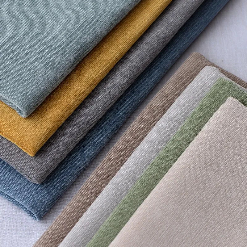 Hot Selling 24 Colours In Stock 480gsm Hometex 100% Polyester Chenille Sanding Sofa Fabric for Sofa Pillow Upholstory