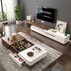 Italian Luxury Design Modern New Model Wood Space Saving Folding Lift Top Adjustable Tea Coffee Tables Living Room Furniture
