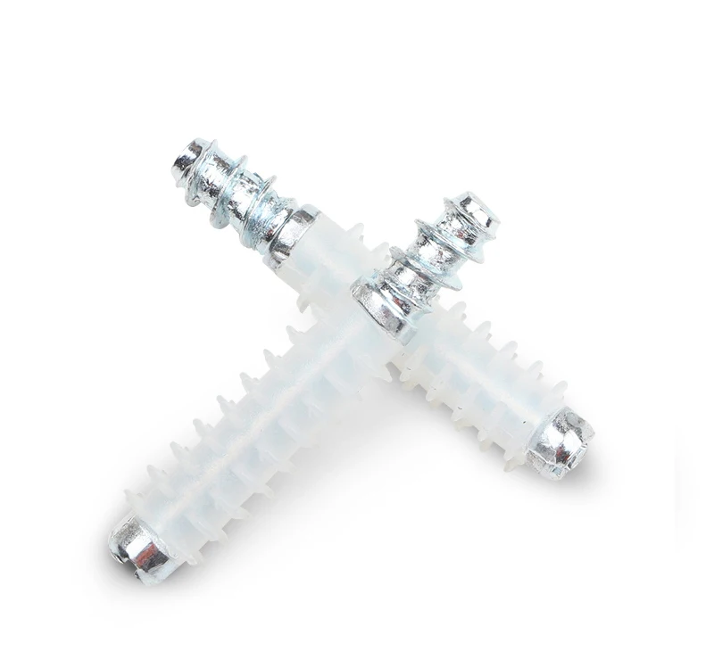 Furniture 12mm Wood ScrewJoint Bolt Connectors Fitting for Furniture Quick Joint Fastening Fittings