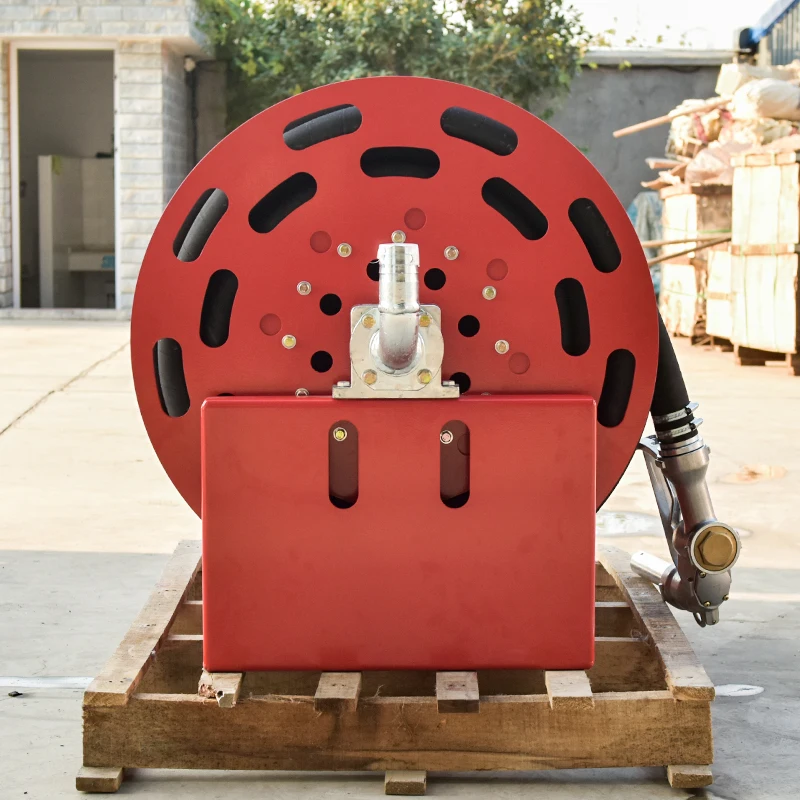 Made in hubei mobile mini small 24v motor driven fuel reel electric hose reel