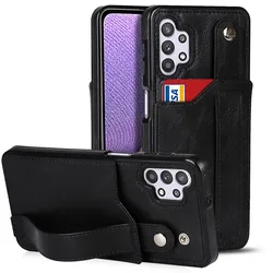 Wallet Luxury Phone Case for Samsung Galaxy A52 A32 A72 A82 A22 S21 S20 Plus Note 20 Ultra S21 FE 5G PU Leather Card Holder