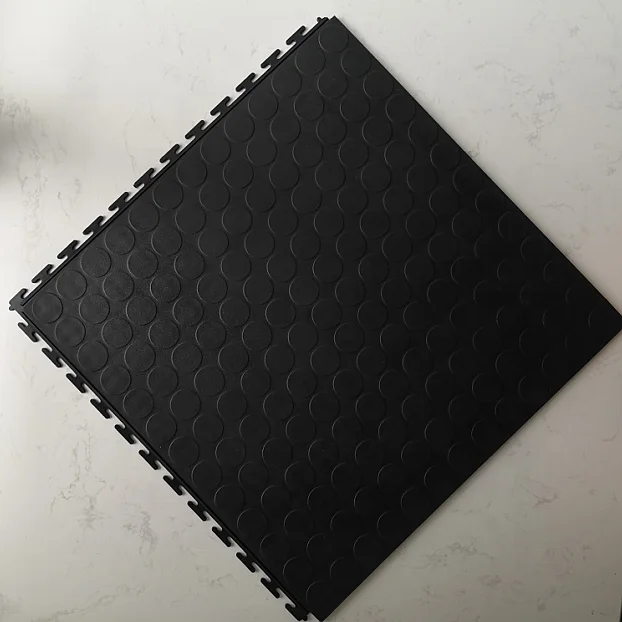 invisible interlock pvc interlocking garage floor tiles vinyl plastic auto repair workshop flooring with hidden lock 68cd