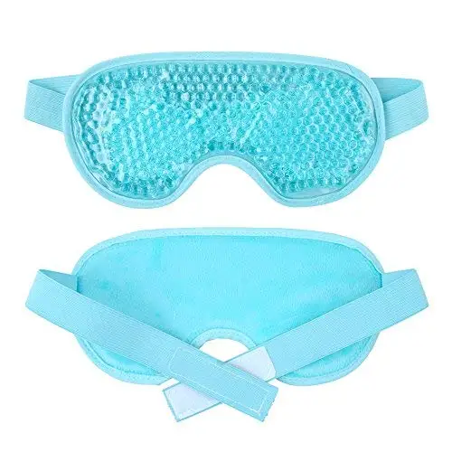 
Reusable gel beads hot cold pack gel ice pack eye mask 