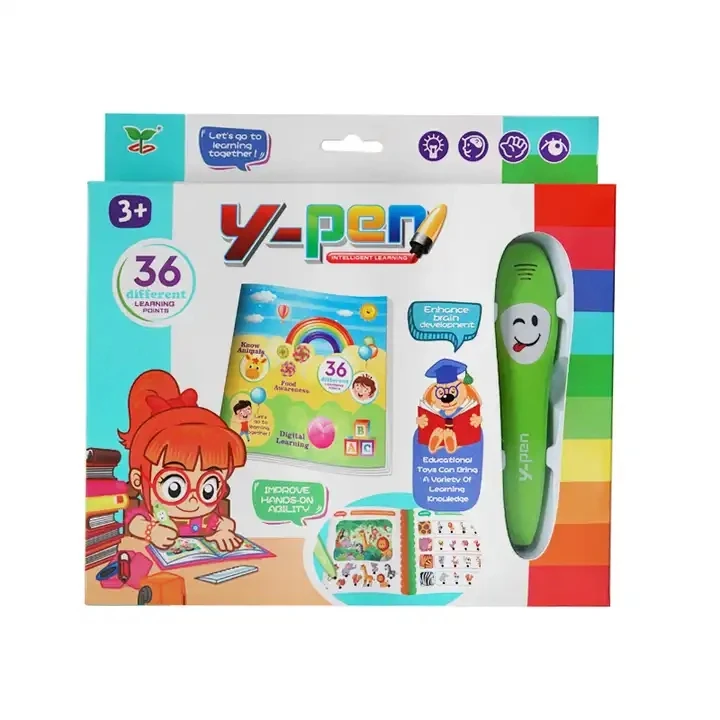 Kids English Learning Machine For Early Education With Reading Y-pen Smart Digital Talking Pen Reading E-book Toys
