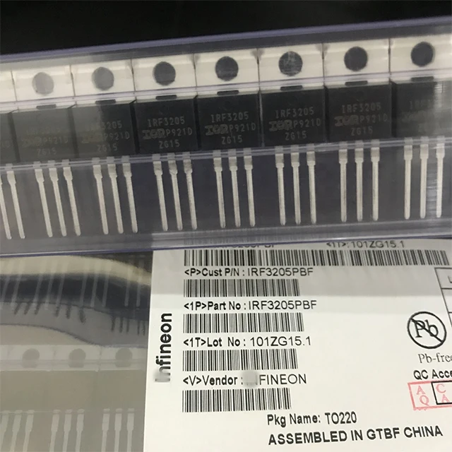 IRF3205 TO-220 оригинальный транзистор Mosfet транзисторы