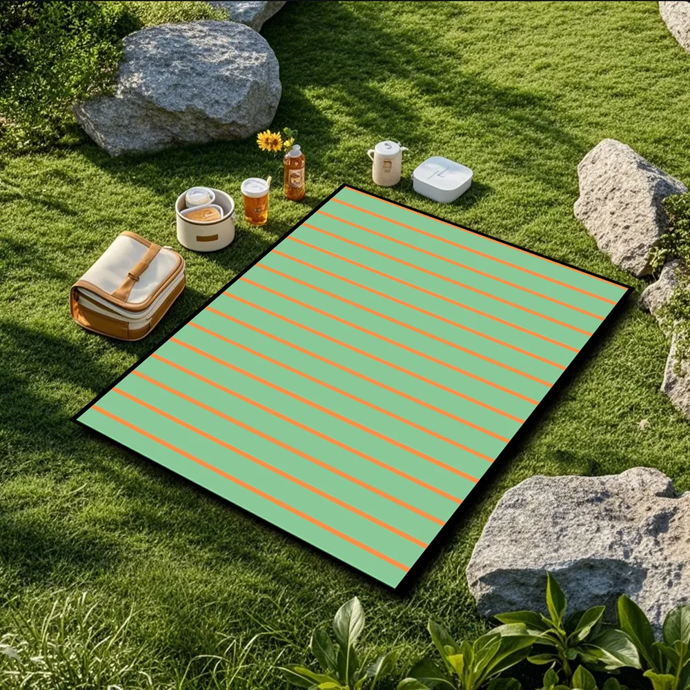 Manufacturer outdoor mat custom picnic PP materials suitable for long-term RV outdoor rug plastic mat courtyard outdoor carpet