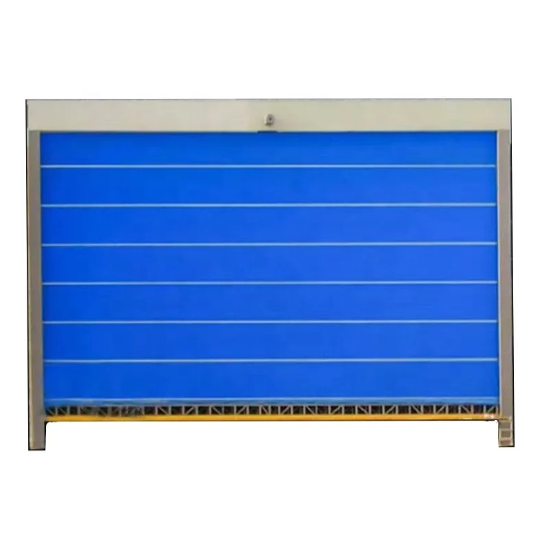 Aircraft Hangar Wind Proof Flexible PVC Gates Large Cabin Warehouse Electrical Automatic External Doors Industrial Fast Folding