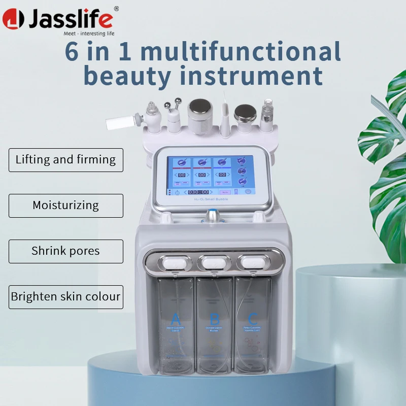 Jasslife RF Radio Frequency Lifting Ipl Rejuvenation Small Bubbles Mini Oxygen Therapy Jet Peel Machine