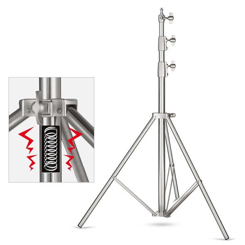 280cm 2.8m Heavy Duty Stainless Steel Light Stand 2.8m stronger professional light tripod