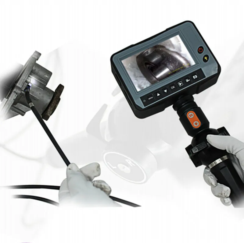 High resolution fiber optic industrial video borescope auto inspection camera  with 8.5mm cable camera