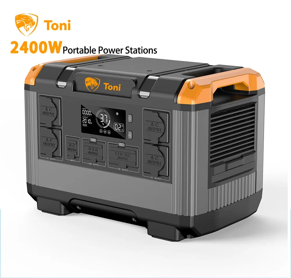 Factory Wholesale Outdoor Power Bank Station 2000W/2400W/3000W Lithium Energy Storage Cheap Price Portable Solar Car Generator