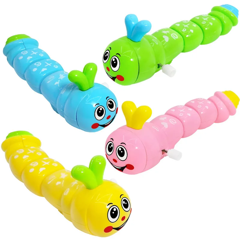 Cartoon Big Clockwork Caterpillar Funny Creative Educational Toys For Kids Gifts Cartoon Big Clockwork Caterpillar