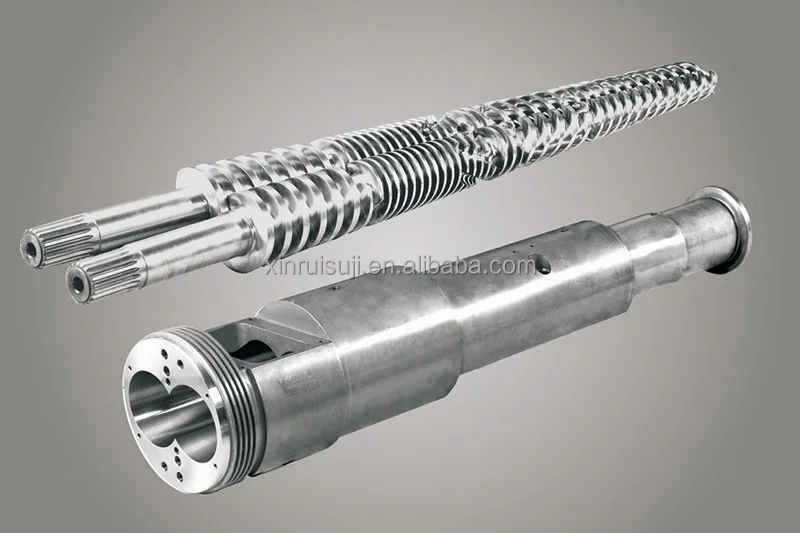 SJSZ Series 51/105 65/132 80/156 Plastic Conical Twin Double Screw Extruder