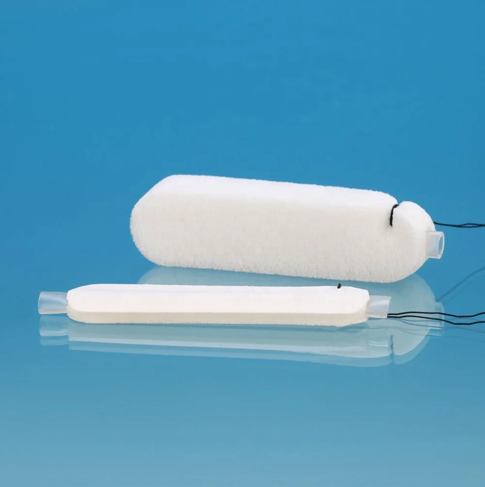 Medical PVA Nasal Dressing Sterile Hemostatic Sponge With Gauze