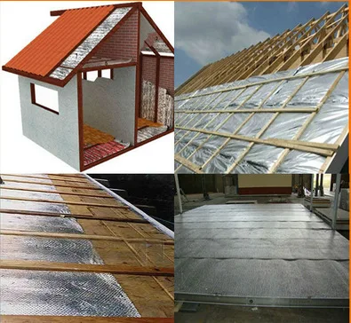Hongde Metal Roll Building Insulation Heat Reflective Plastic Film