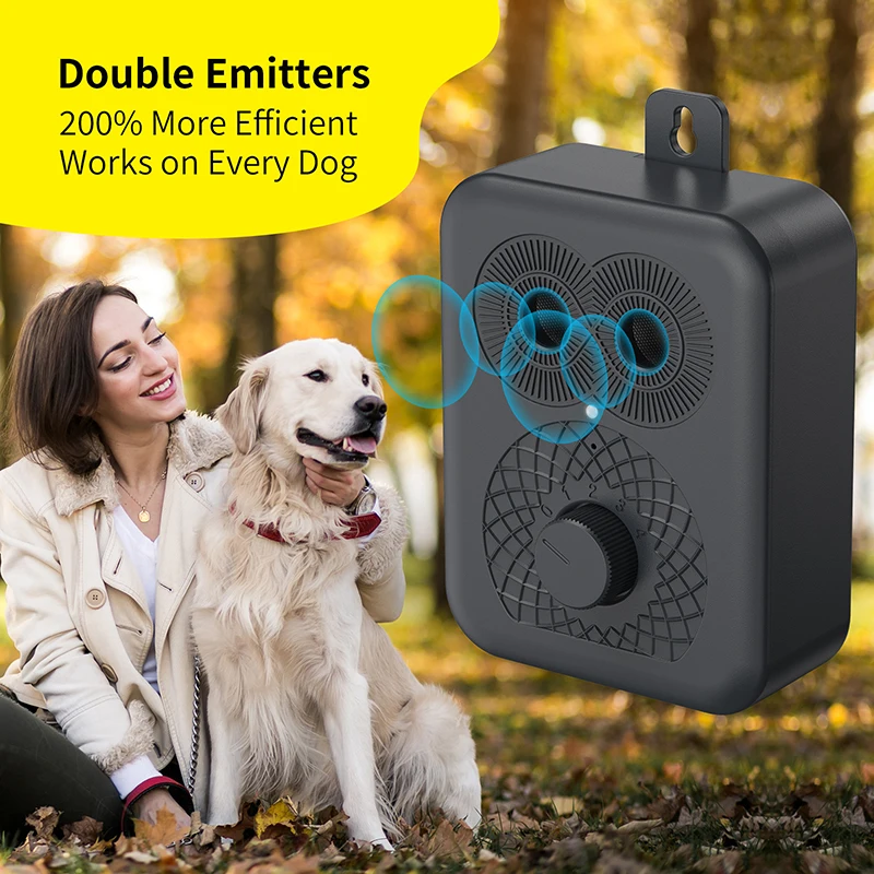 Outdoor Dog Trainer Stop Barking Anti Bark Control Devices Ultrasonic Dog Bark Deterrent