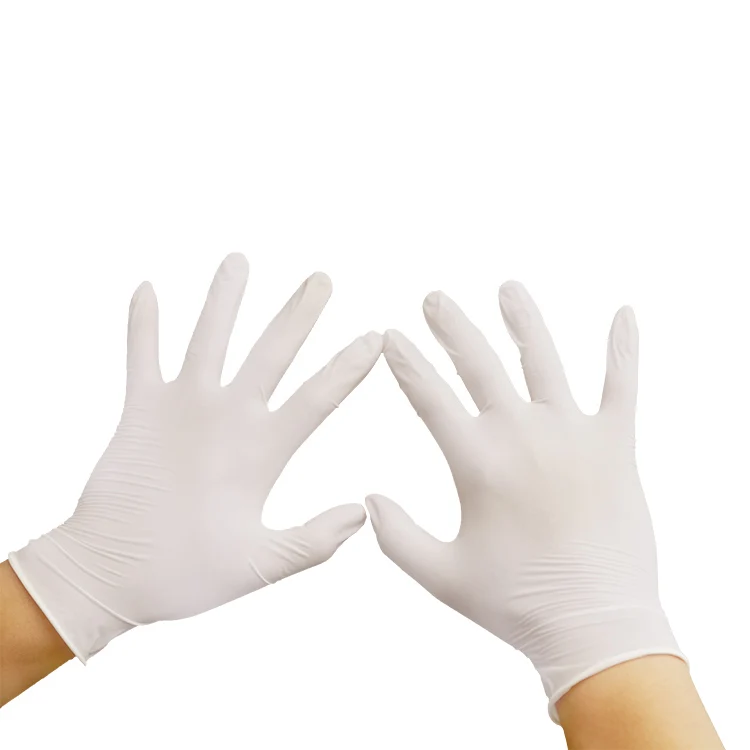 Ready to ship latex glov cotton spraying glov / latex long gynecologic  latexed garden glov