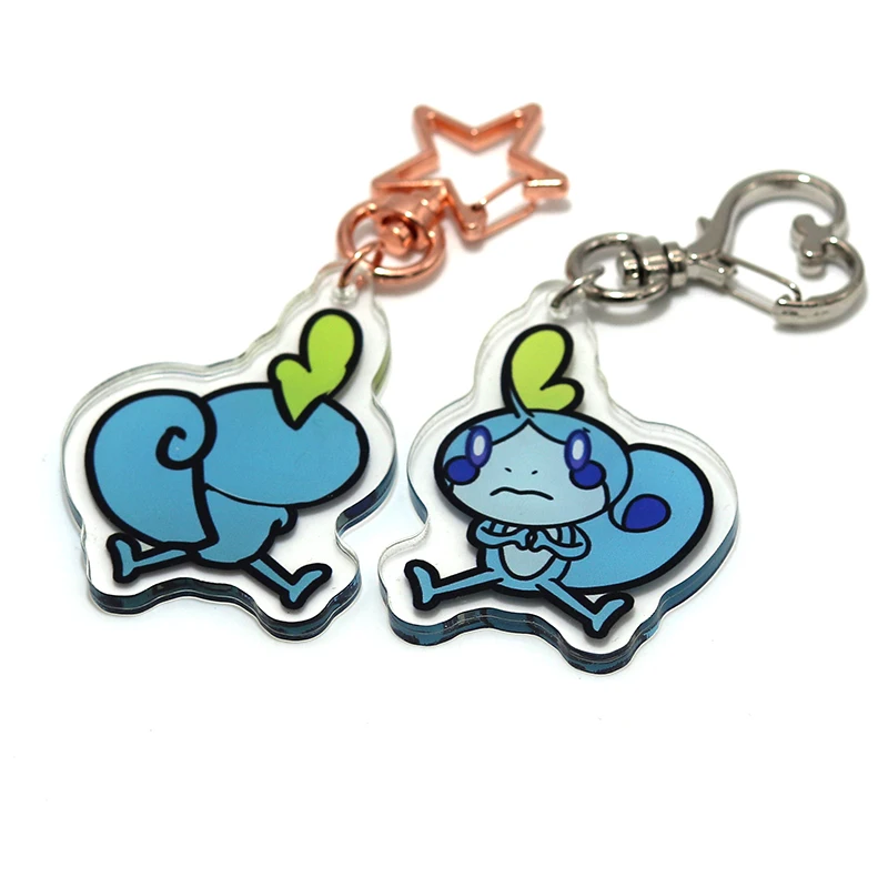 Manufacturing Printing Wholesale Custom Design Epoxy Resin Cute Shine Acrylic Keychain Machine As Promotional Gifts