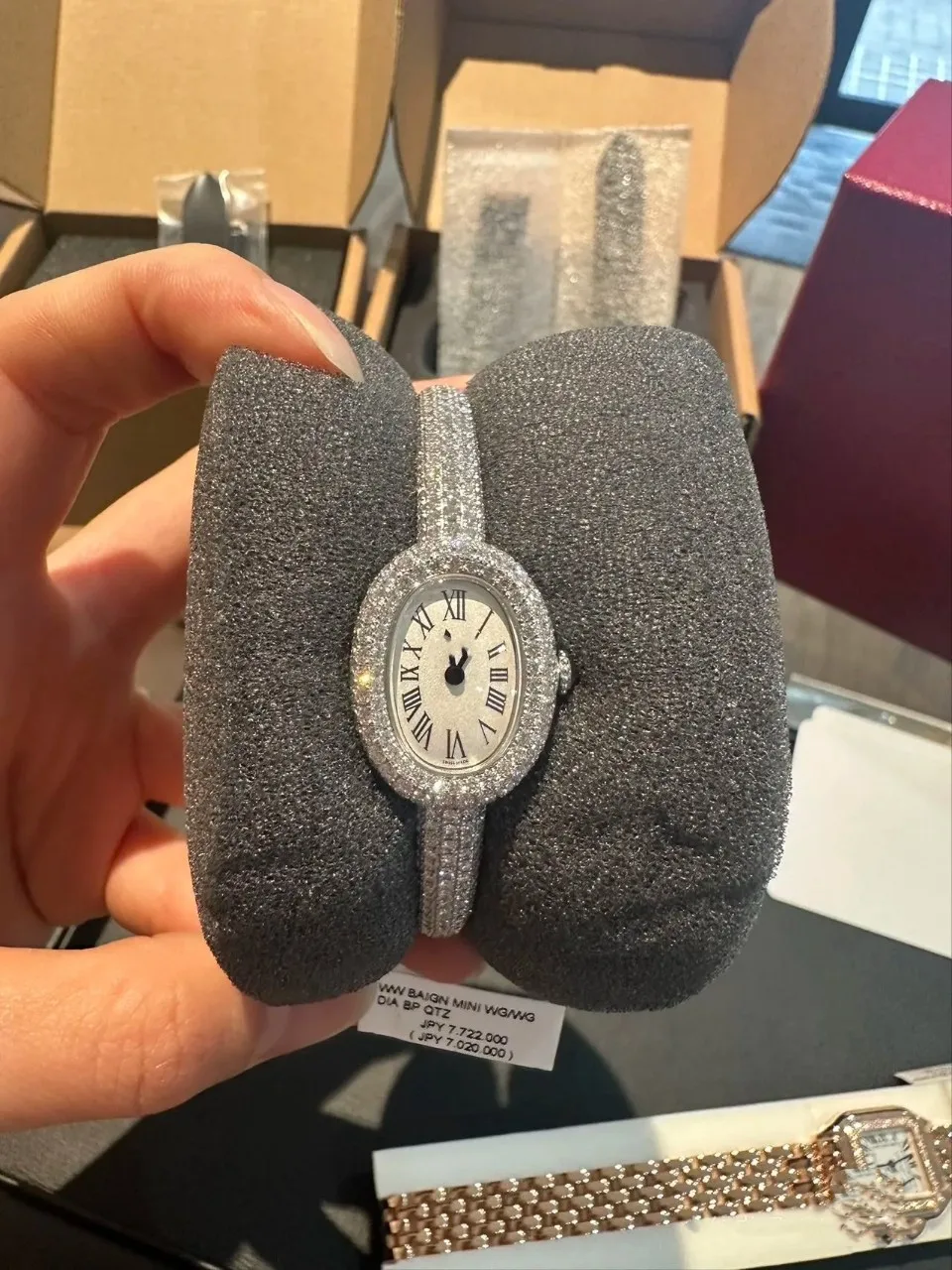 Factory wholesale moissanite watch quartz custom logo luxury ice out vvs diamond watches fashion hip hop jewelry