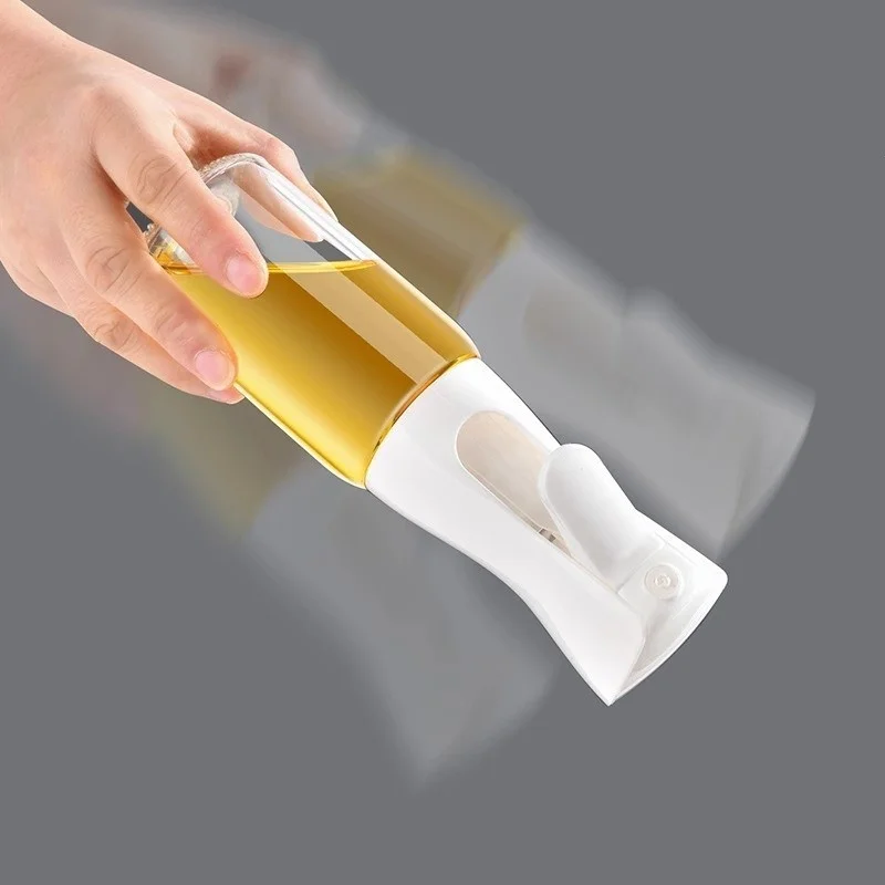 Wholesale Glass Oil Spray Bottle for Kitchen Cooking High Pressure Olive Oil Mist Sprayer Household Air Fryer Oil Pot Dispenser