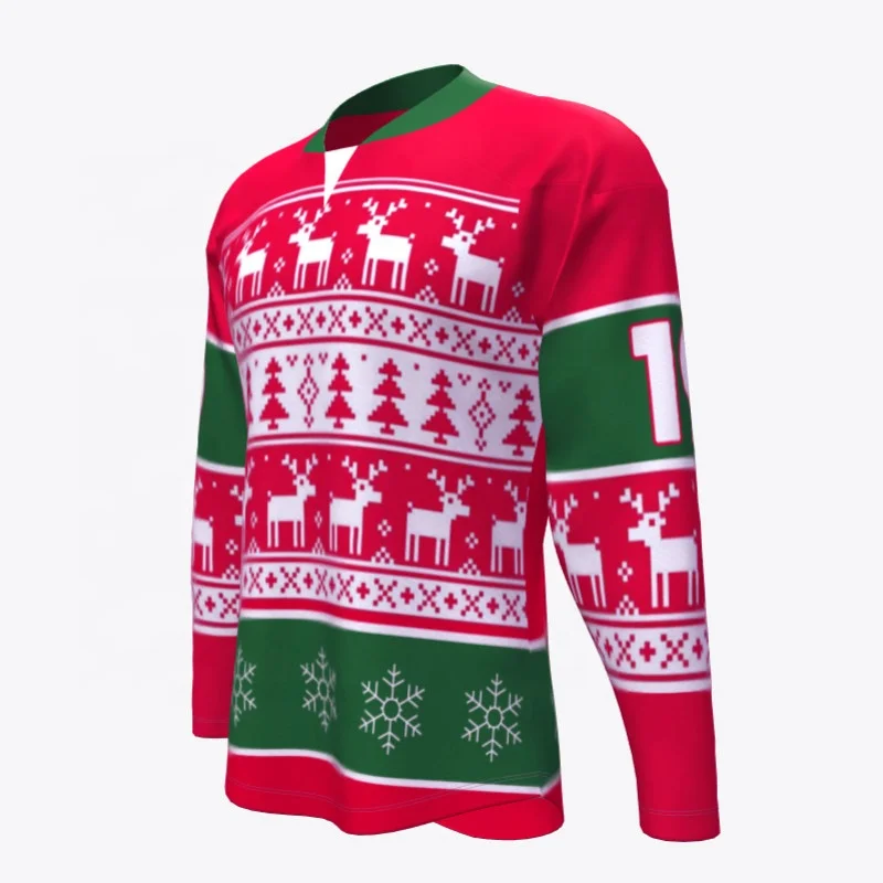 Professional Sublimated Ice Hockey Jersey Custom Made in China