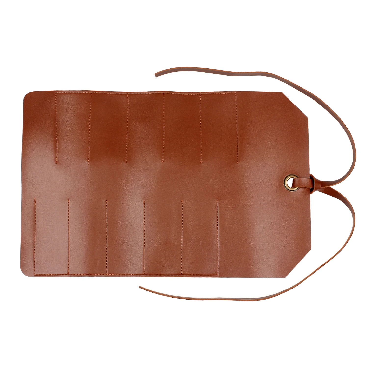 
Custom Carrying Portable Multi-function Leather Electrical Rolling Tool Bag 