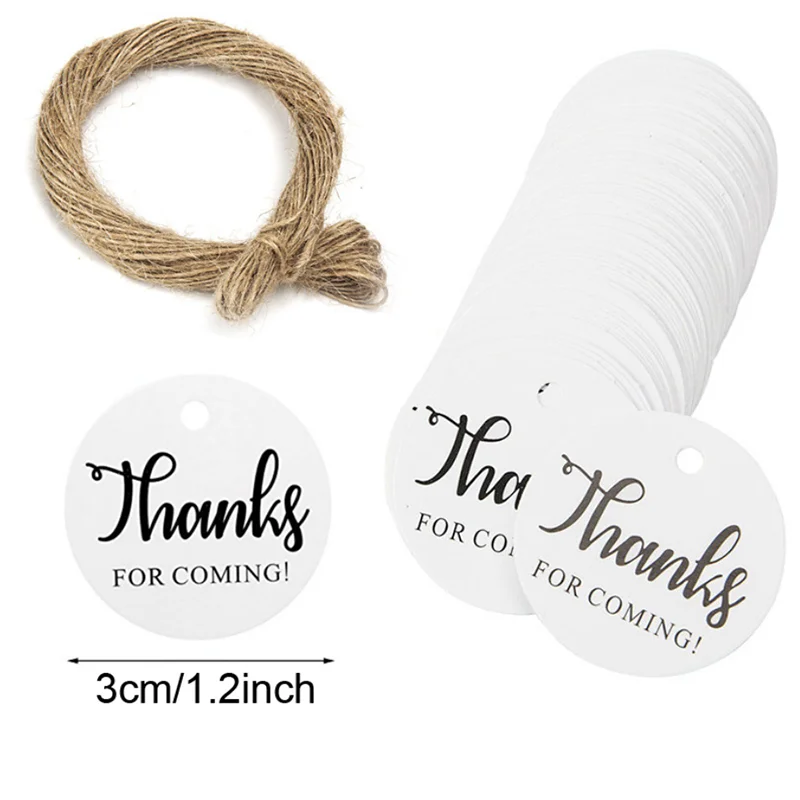 stock swing tag with Thank you for celebrating with us tag handmade handmade label gift decoration blank price tag ready to ship