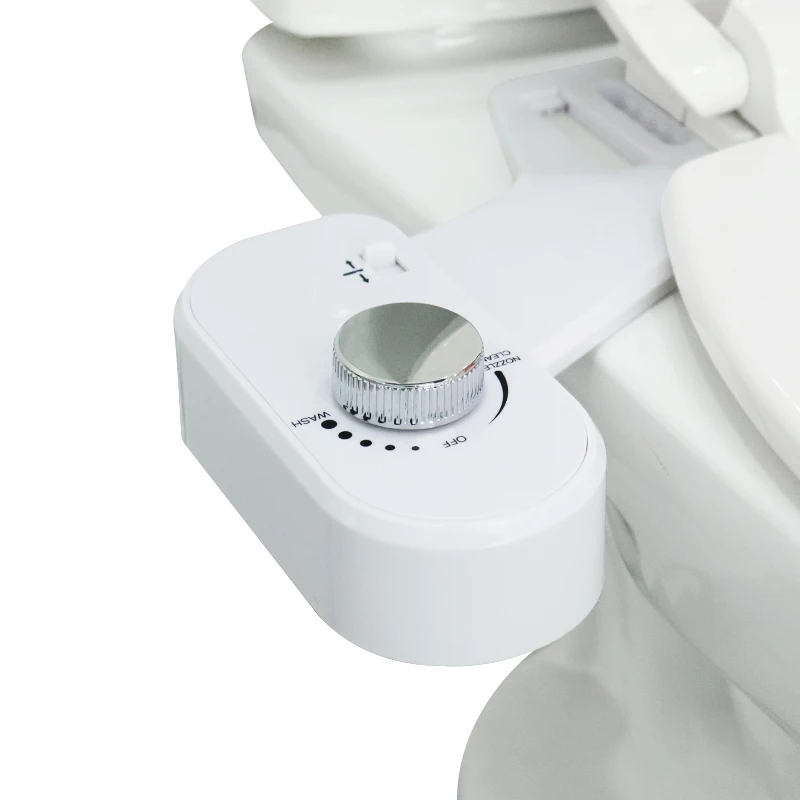 Self Cleaning ABS Sprayer Bidet Attachment Adjustable Nozzle Angle Toilet Bidet
