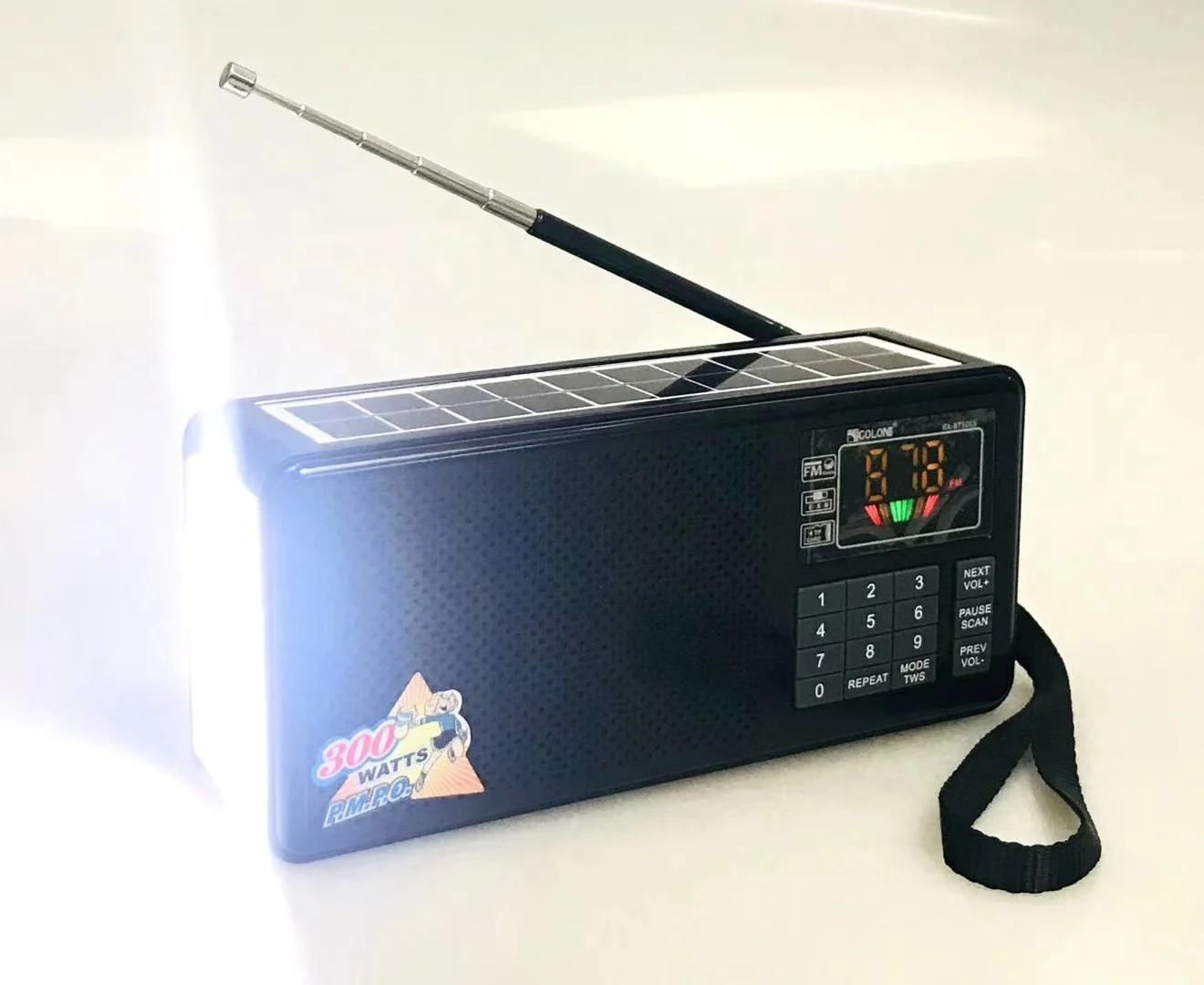 GOLON RX-BT50LS перезаряжаемый Радио беспроводной зуб динамик со светом с USB SD TF MP3-плеер солнечной