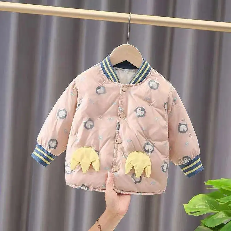 Girls Winter Warm Coats Kids Clothes Thick Parka Children Clothing Cotton Padded Jacket Hooded Plus velvet Outerwear 4-13 Yrs