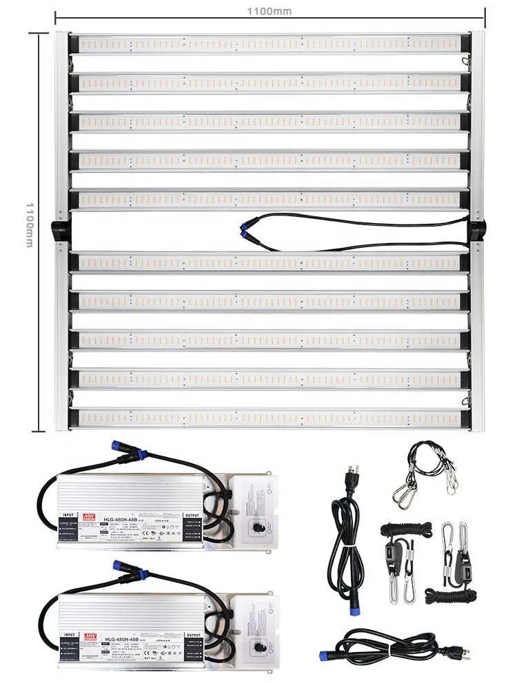 Meijiu ELT CE RoHs Verified Commercial Hydroponic 1000W Led Grow Light, Samsung LM301H LM301B Uv Ir Spectrum Grow Light Led