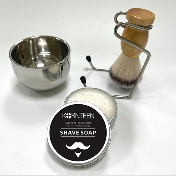 Shaving Soap Sandalwood Best Luxury Shaving Cream Tallow Dense Lather with Fantastic Scent Shaving Soap for Men