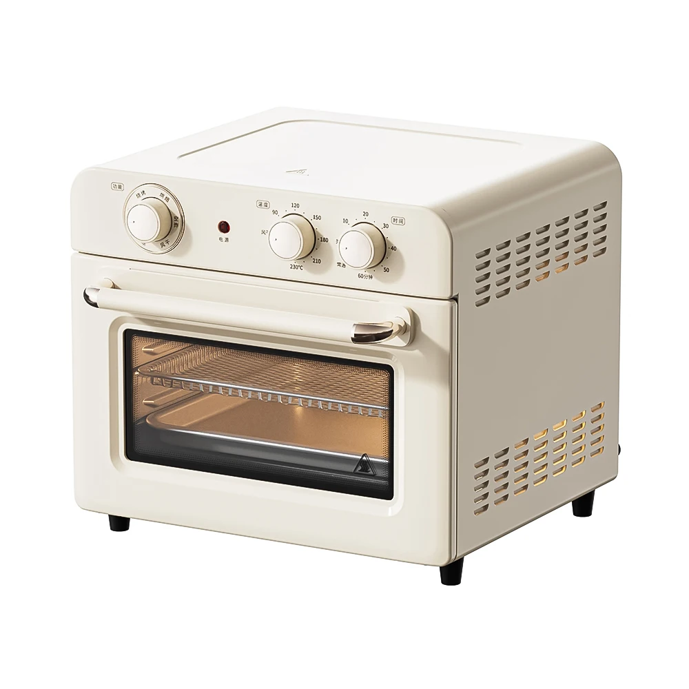 1500w 18L Mechanical Air Fry Oven Home Apartment Hotel Use Manual Control Knob Stainless Steel Ary Fryer Electric Baking Ovens