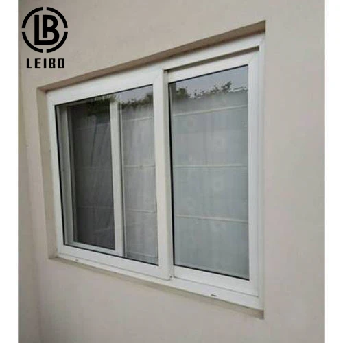 American Style Glass Sliding Door Conch Brand Profile Home Windows PVC / UPVC Sliding Windows