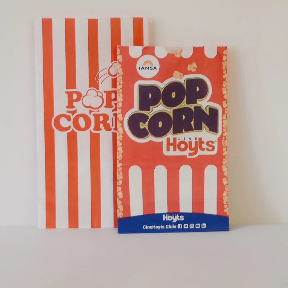 Wholesale Greaseproof Microwave Safe Packets Popcorn Paper Bags