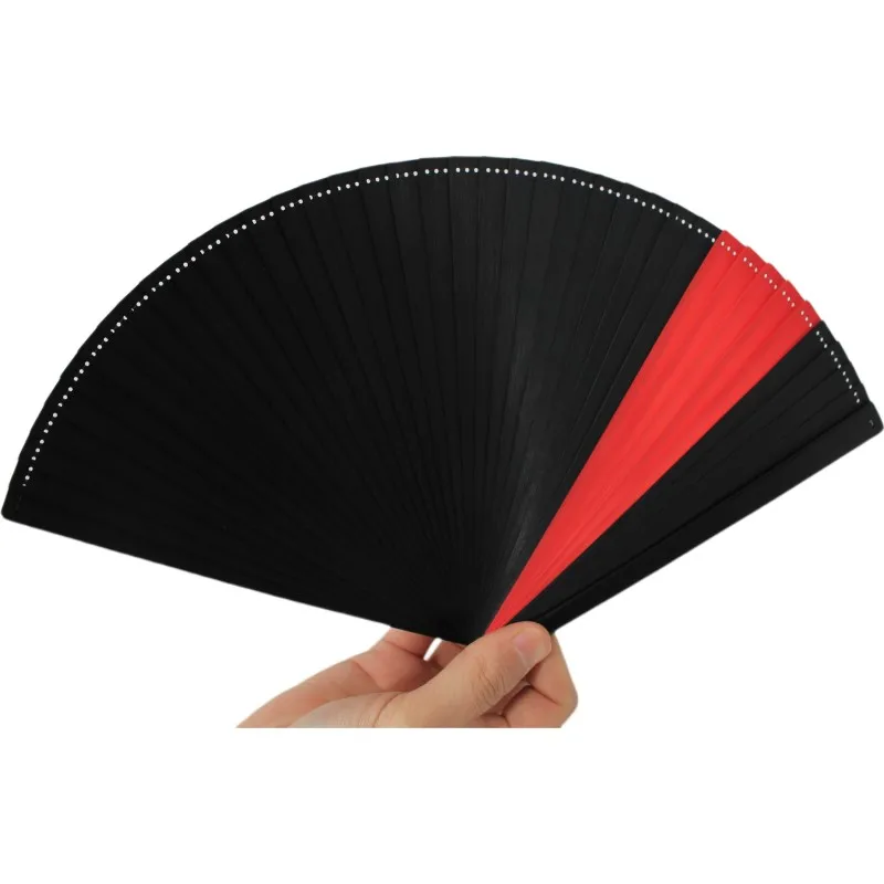 EASETRIP 2022  Professional Black New Style Handmade Bamboo Fan Chinese Custom Hand Fan Folding