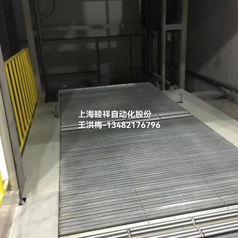 Muxiang  gravity pop-up pallet  roller conveyor match vertical lifting conveyor line system