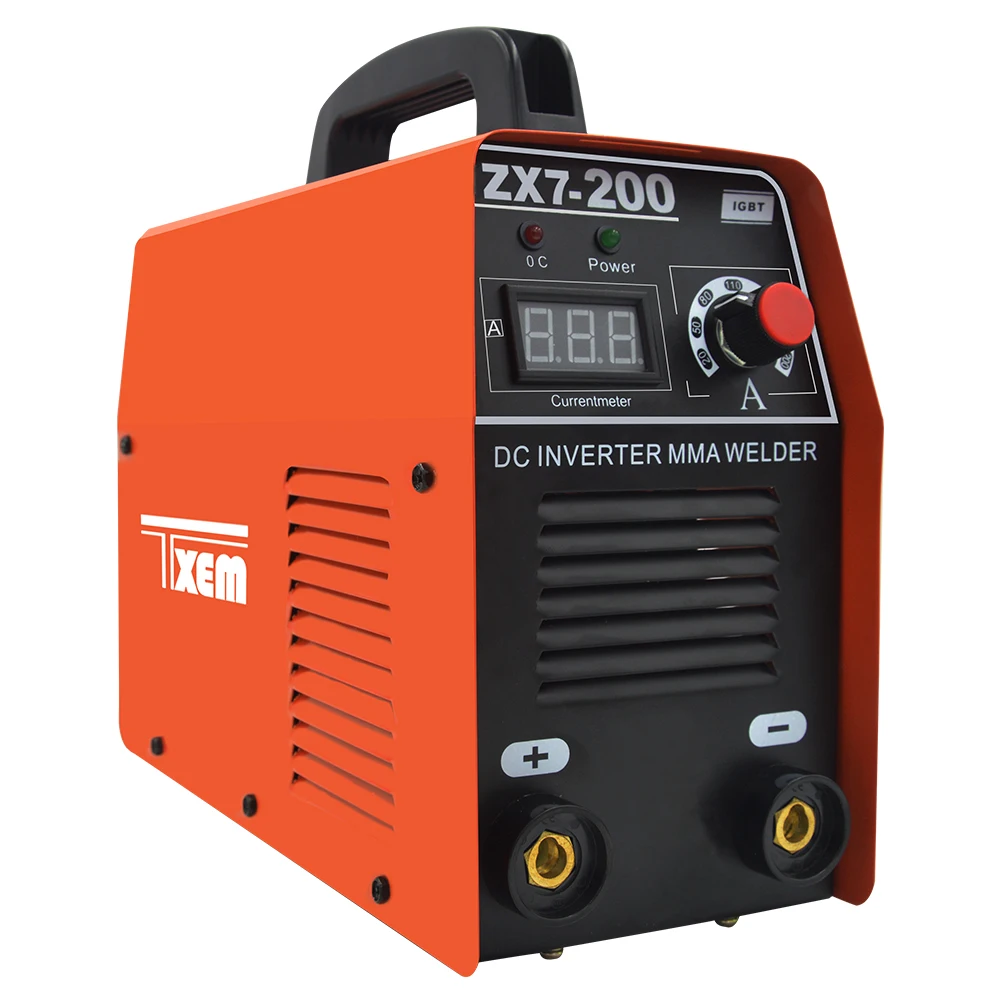 MMA01 professional MMA welder portable single phase  arc 200 IGBT  inverter welding machine