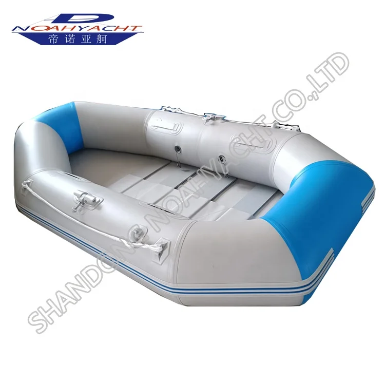 small inflatable fishing boat air deck floor schlauchboot pontoon boat