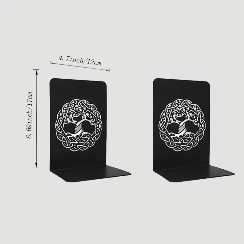 Подставки для книг из черного металла