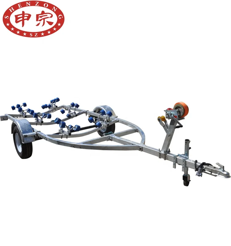 small single axle 400kgs inflatable boat craft trailer for sale