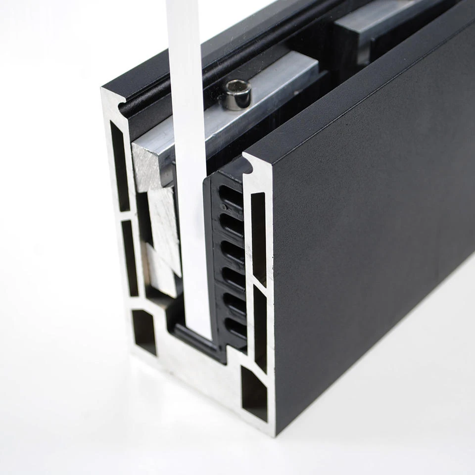 Luxury designer aluminum scrap balcony frame open and close for bathroom aluminium profile corner joint