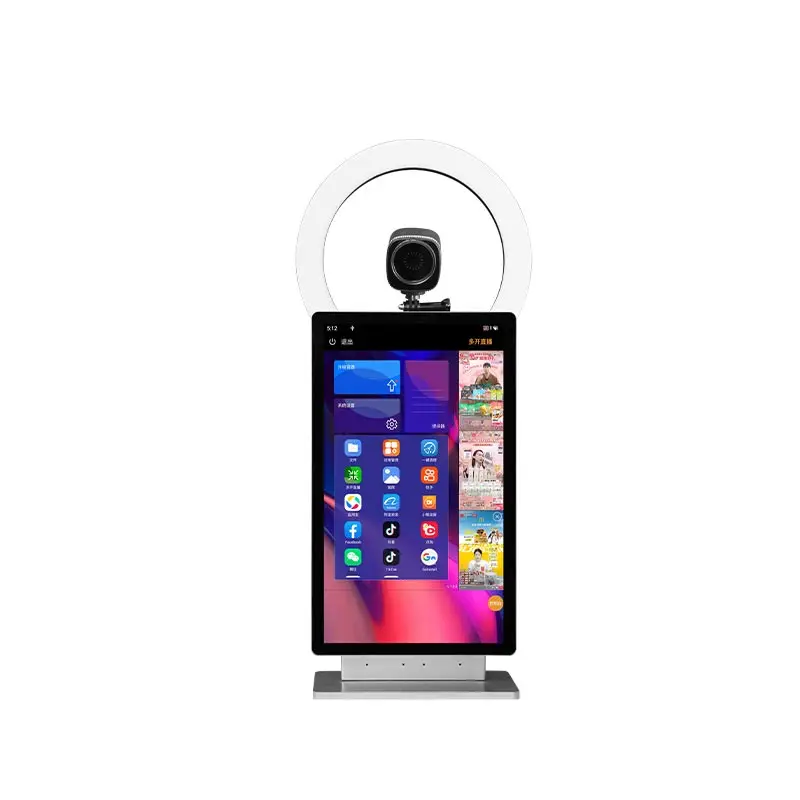 15.6 Inch Multi-Platform Live Streaming Machine for TIKTOK Facebook Instagram Interactive Touch LCD Screen