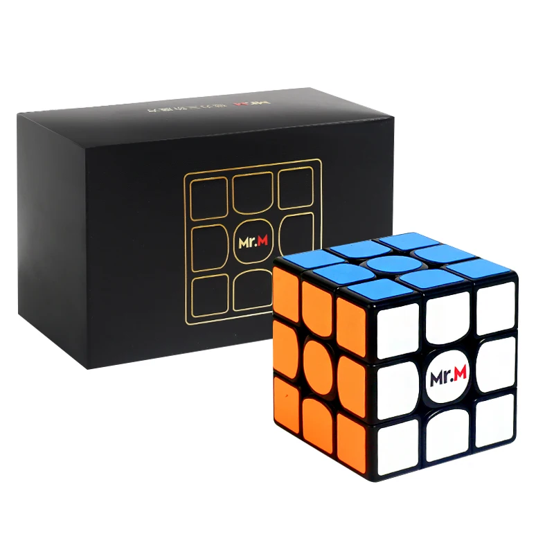 Sengso 3x3x3  Magnetic Magic Cube Gift Box Durable Black Bottom Educational Toys Speed Cubes Puzzle Toy